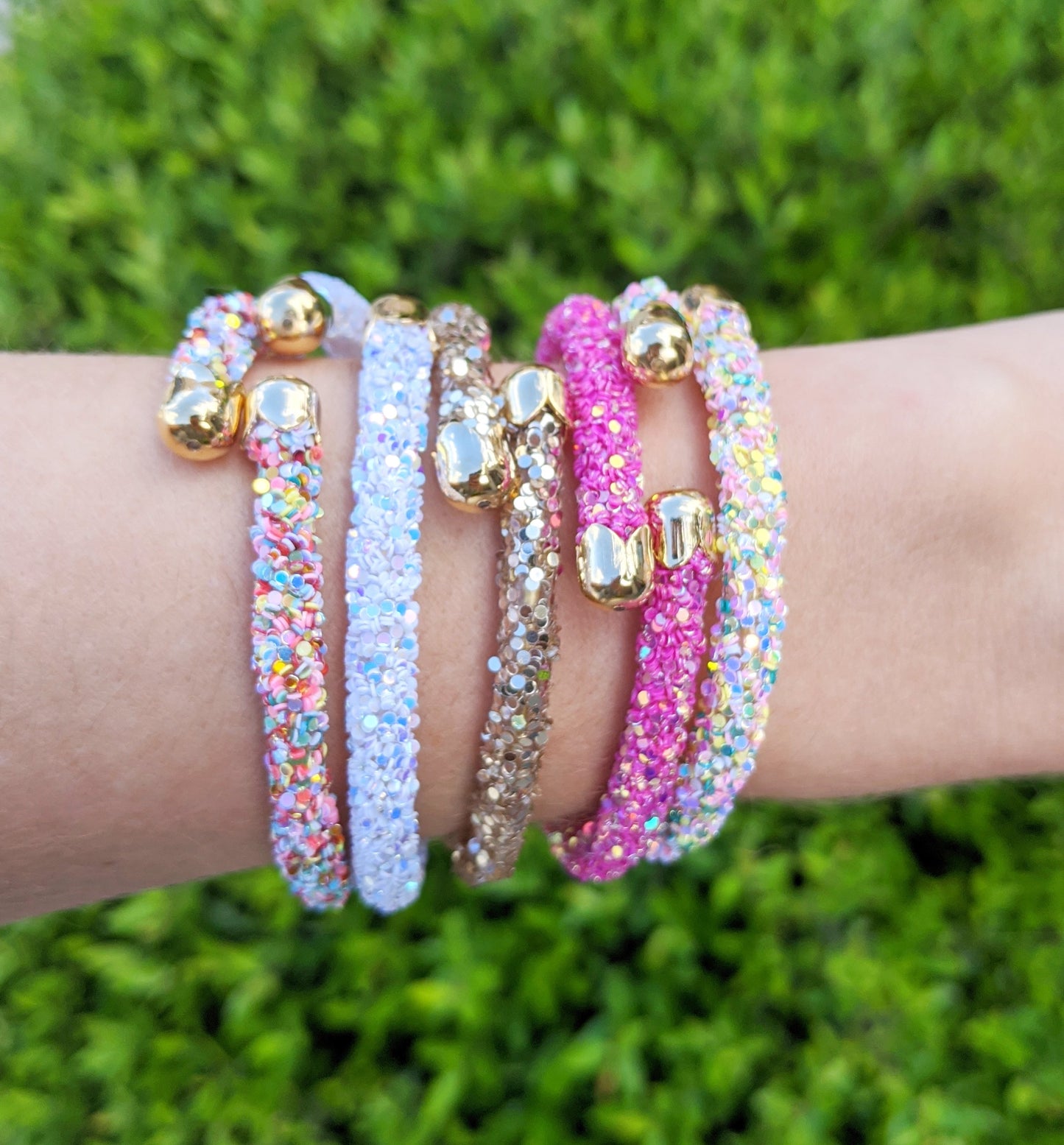 Glitter Adjustable Bracelets