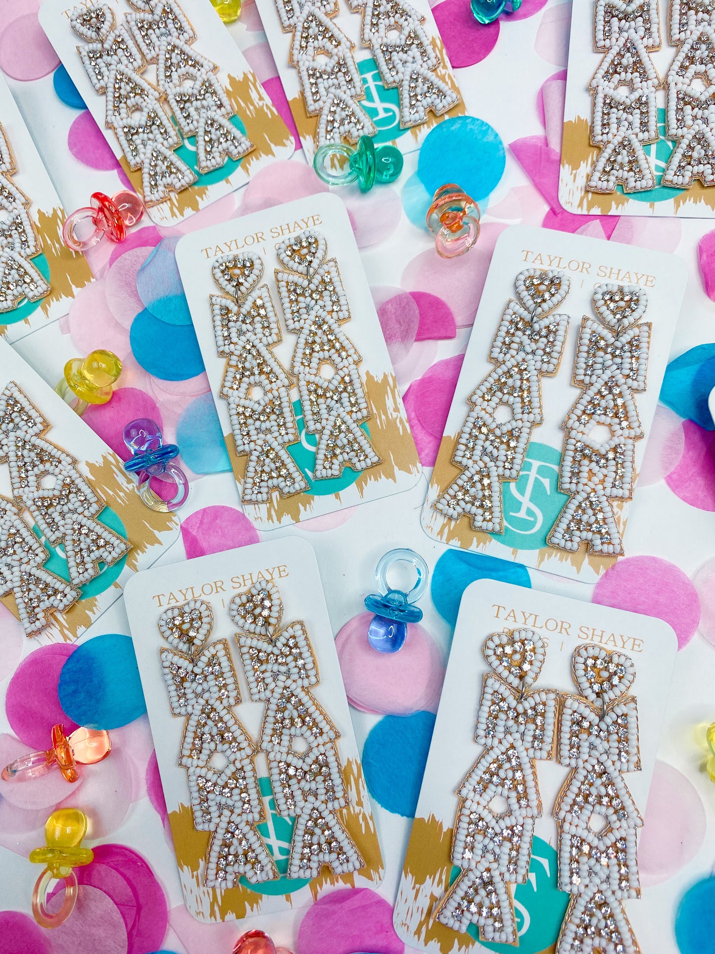 MAMA Beaded Earrings