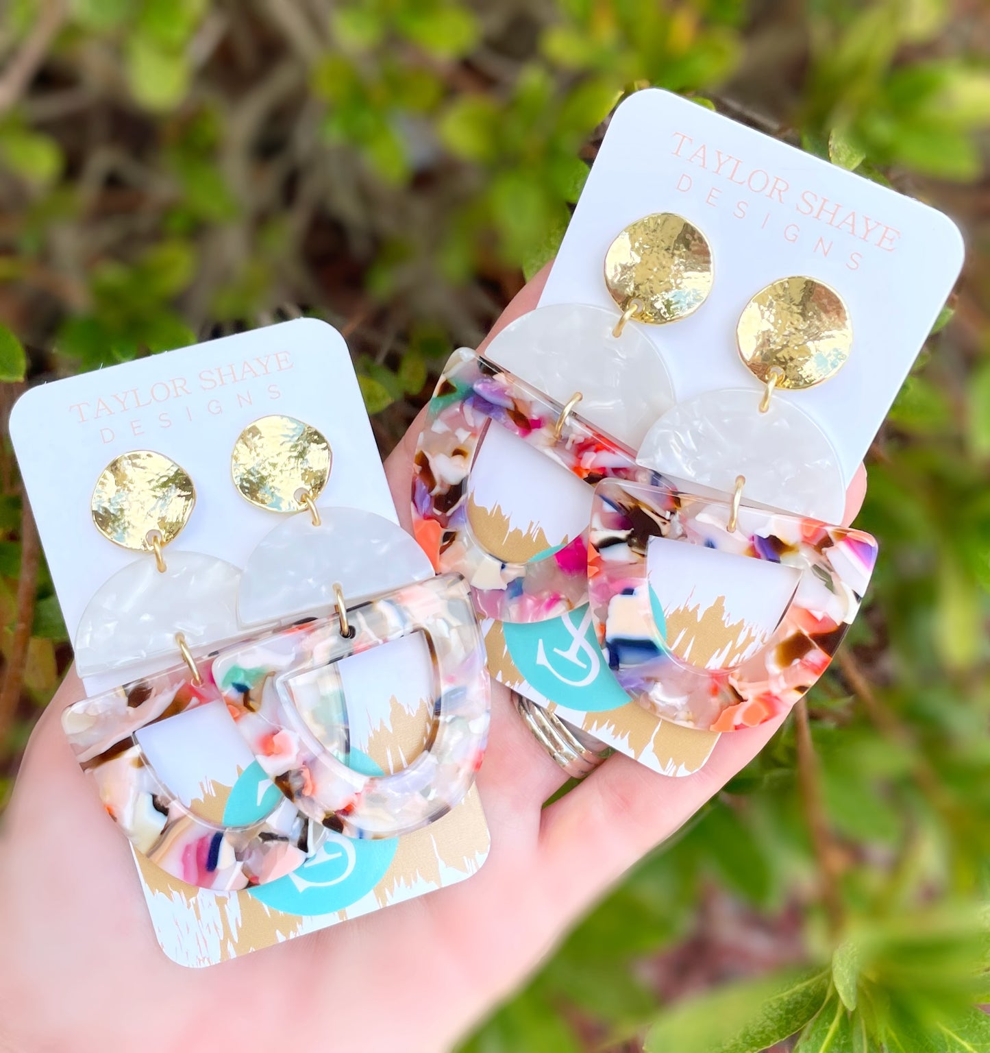 Open Rainbow Acrylic Drops