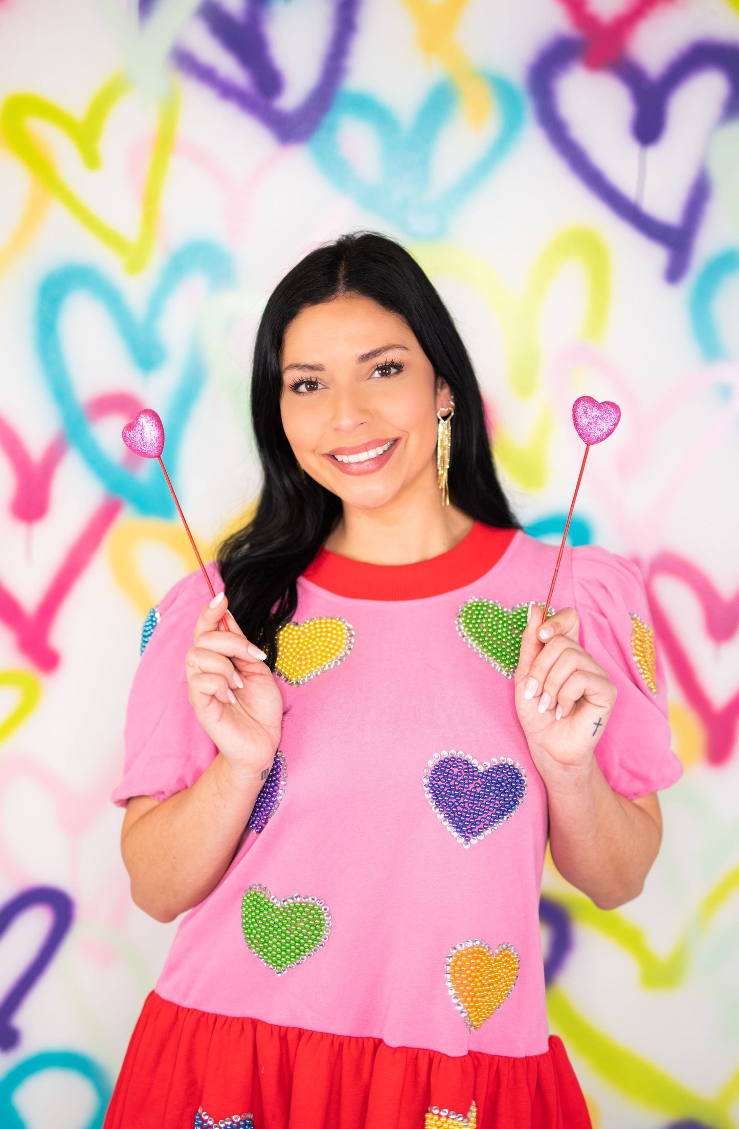 Wendy Heart Chain Drops