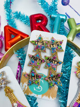 Load image into Gallery viewer, It&#39;s Party Time Beaded Drops

