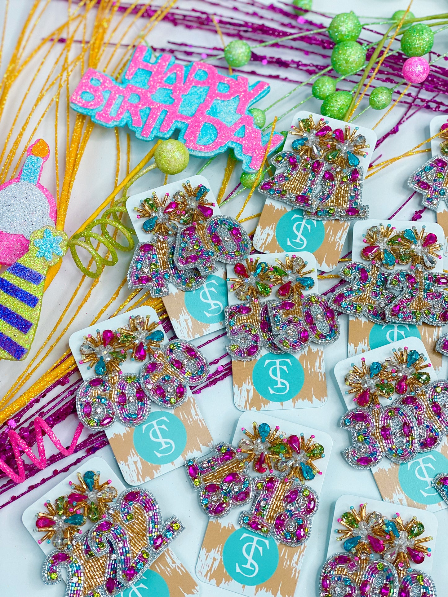 Milestone Birthday Earrings