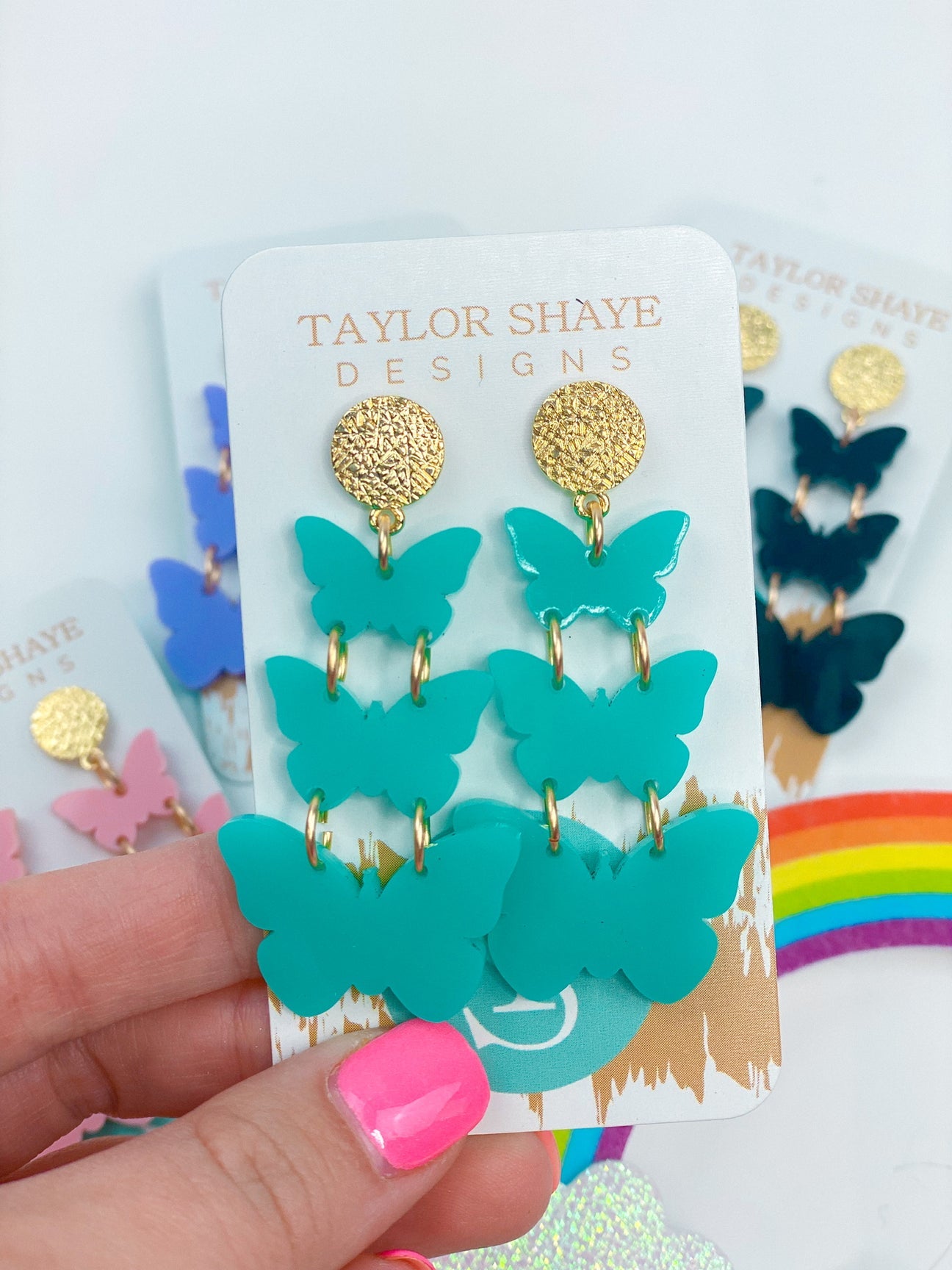 Triple Butterfly Drops