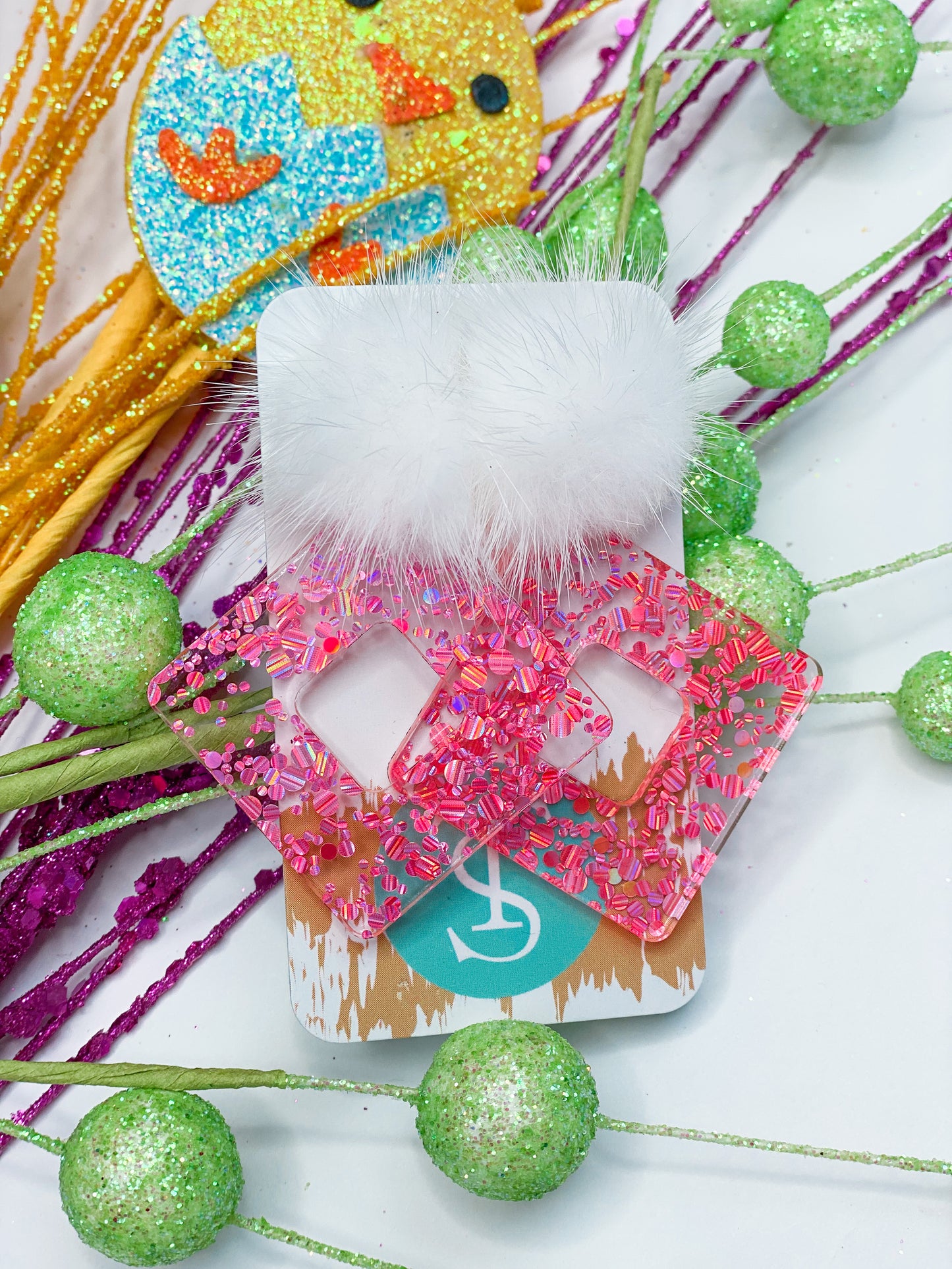 Starburst Confetti Open Diamonds