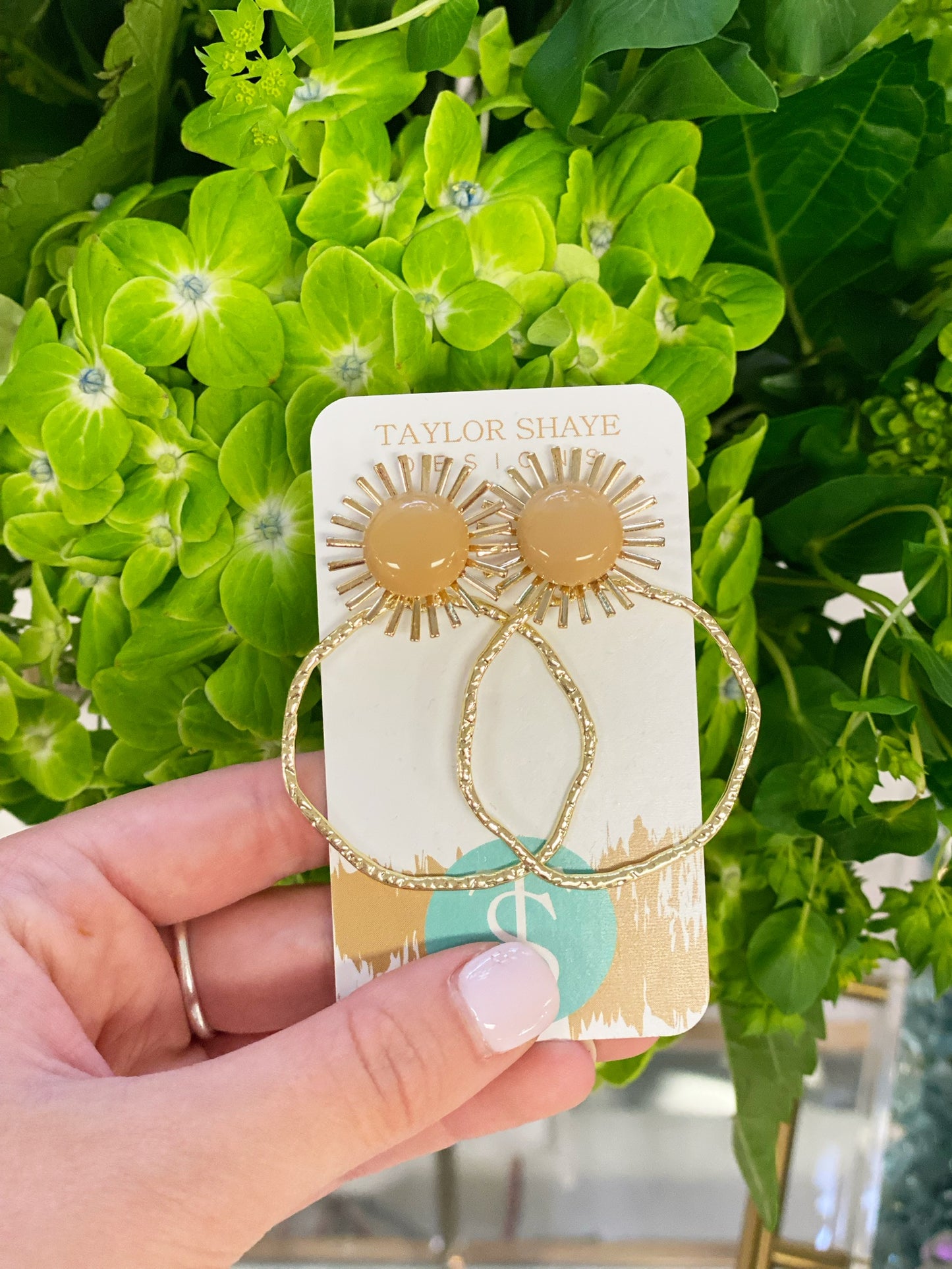 Colorful Sunburst Hoops